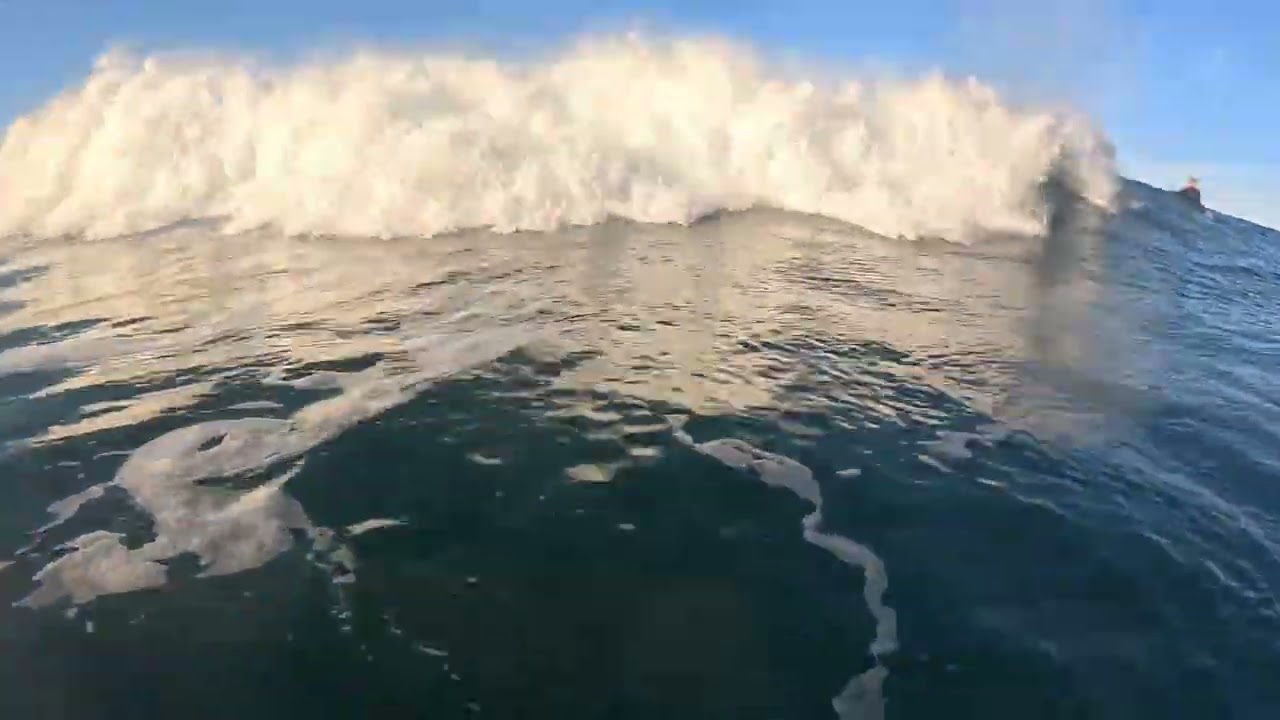 Bodyboarding Pumping Conditions At Creek | October 19th, 2025 |