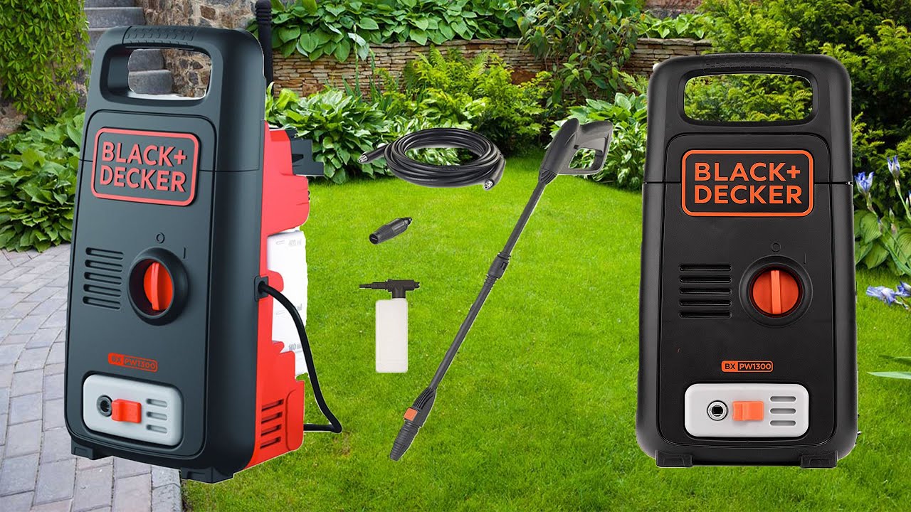 Black+Decker High Pressure Washer BXPW1300E Unboxing Testing