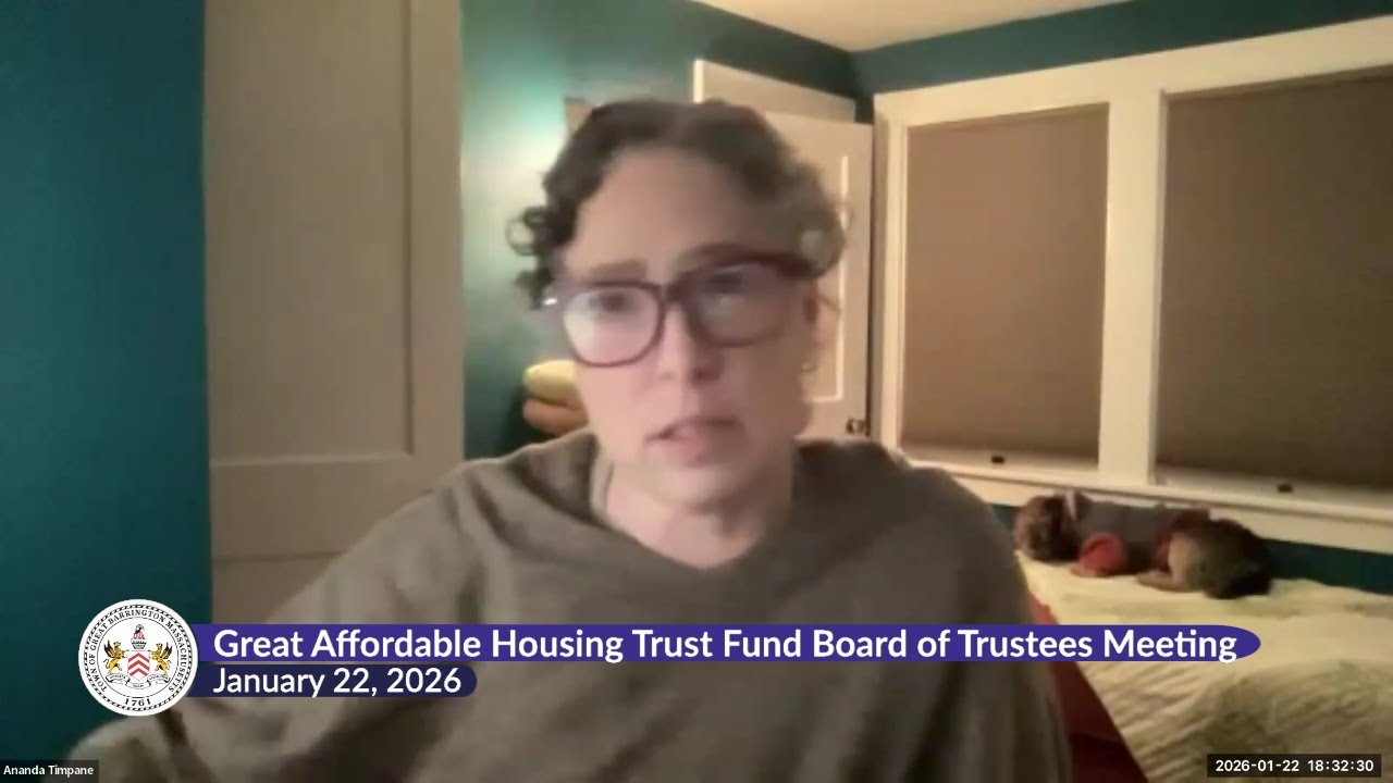 Great Affordable Housing Trust Fund Board of Trustees Meeting, January 22, 2026