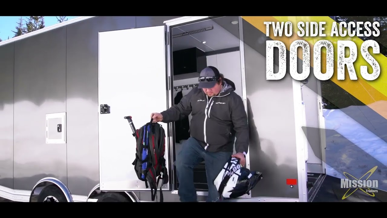 Enclosed All Sport Elevation Snow Trailers from Mission