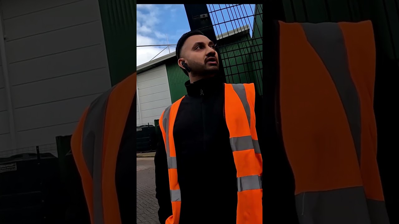 Poundland security guard breaking the law.  