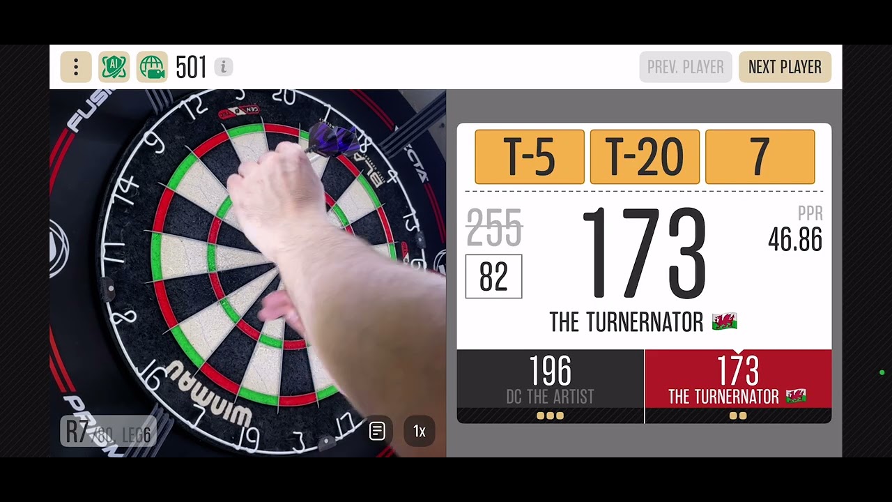 Cup game against dc on Dartsmind 💪 