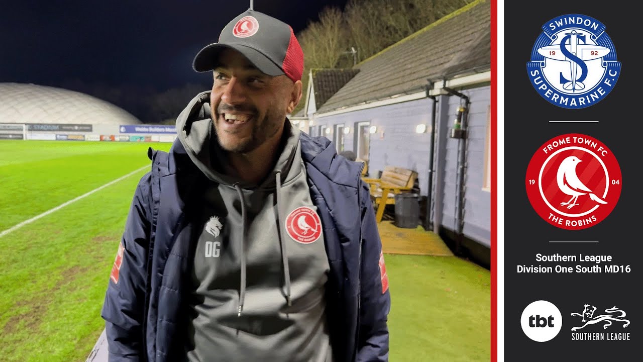 🎙️ Post-Match Interview: Swindon Supermarine 1-3 Frome Town | Southern League Div One South MD16