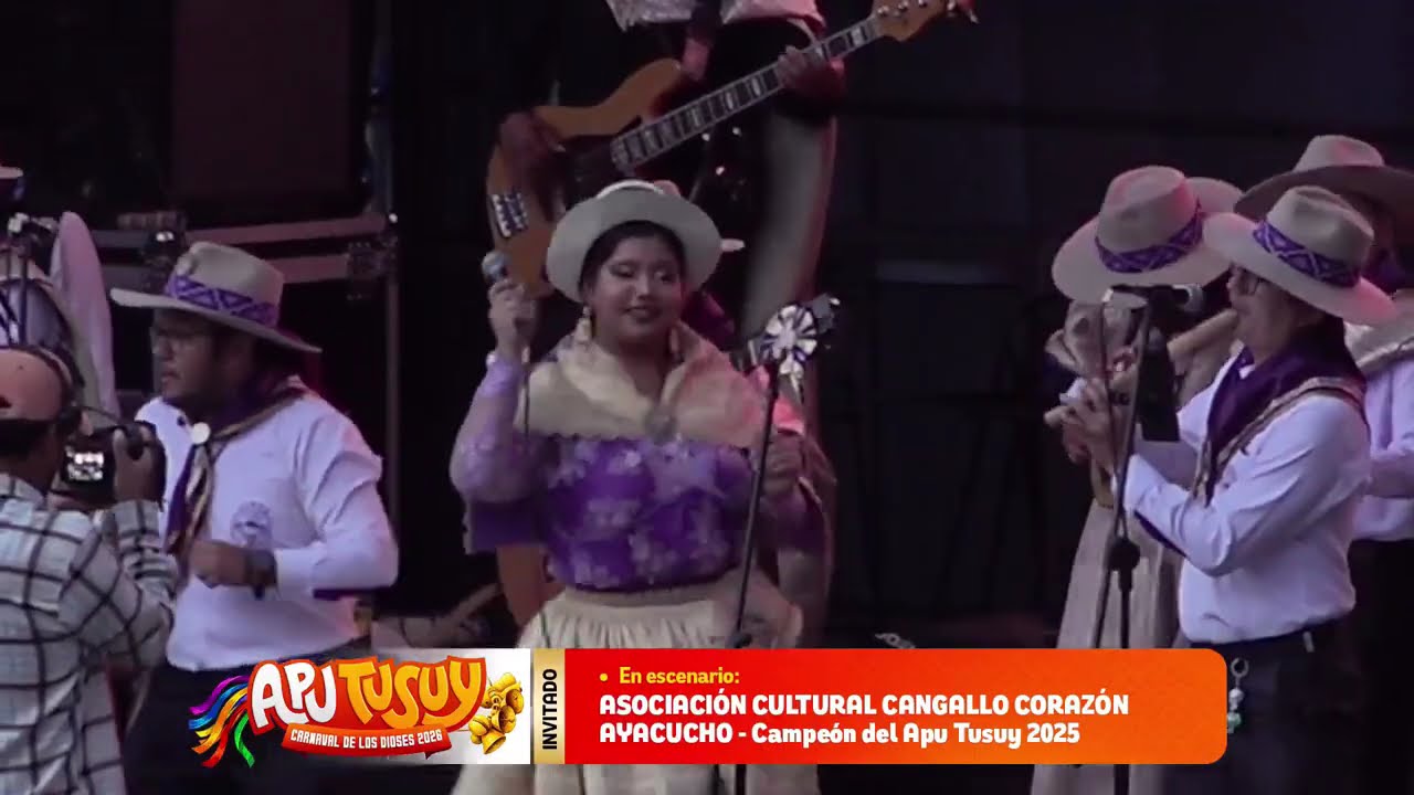Comparsa Asociación Cultural Cangallo Corazón -  Carnaval Apu Tusuy - Abancay 2026