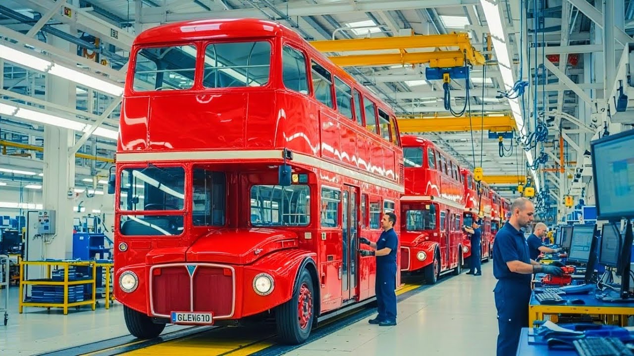 How Routemaster Double‑Decker Buses Are Manufactured | Inside the London Bus Factory (Full Process)