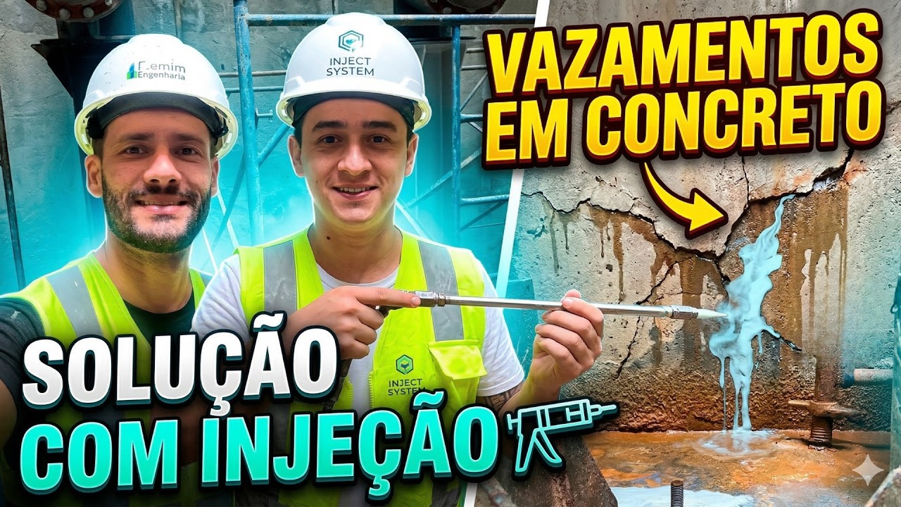 Como Resolver Vazamentos em Estações de Tratamento com Injeção de Resina
