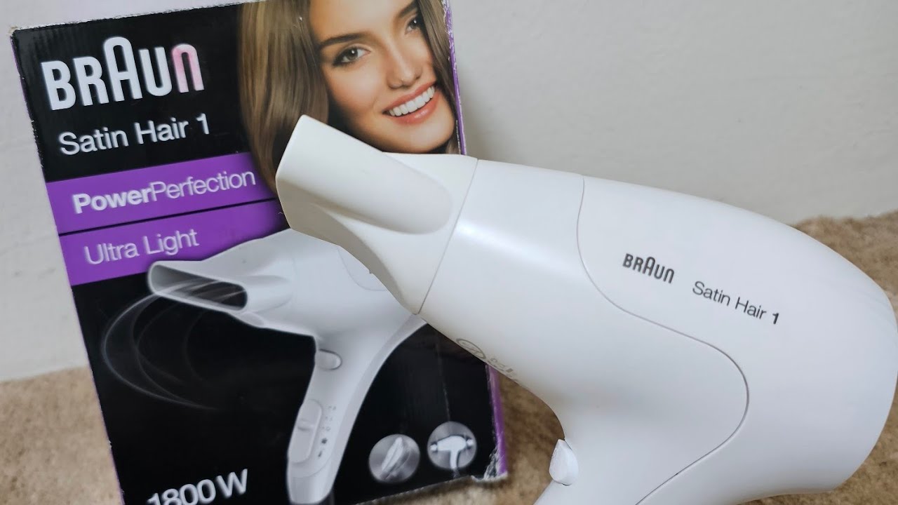 Braun Satin Hair 1 HD180 Hair Dryer Power perfection | Review | Unboxing