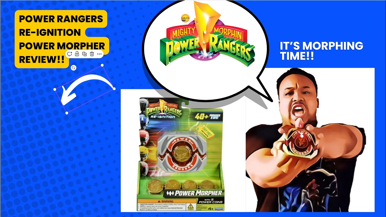 Power Rangers Re Ignition Power Morpher Review!!