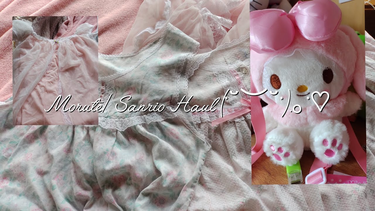 Morute/Dollcore and Sanrio Haul! Open packages with me♡