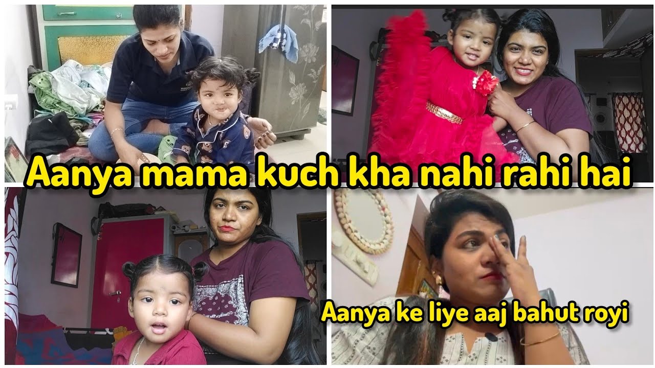Aanya ko aaj pehli baar mari main bahut jyada royi//@Mr_mrs_akasmita 