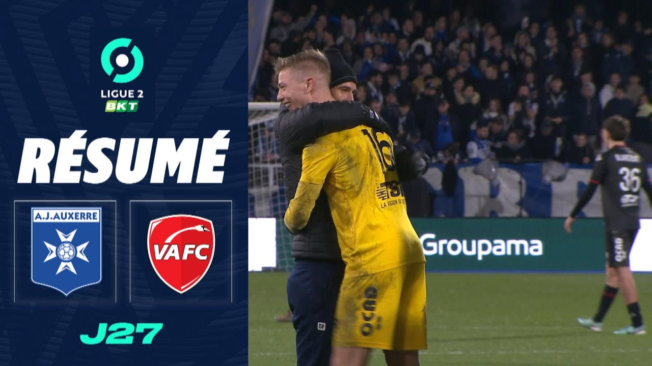 AJ AUXERRE - VALENCIENNES FC (0 - 0) - Résumé - (AJA - VAFC) / 2023-2024