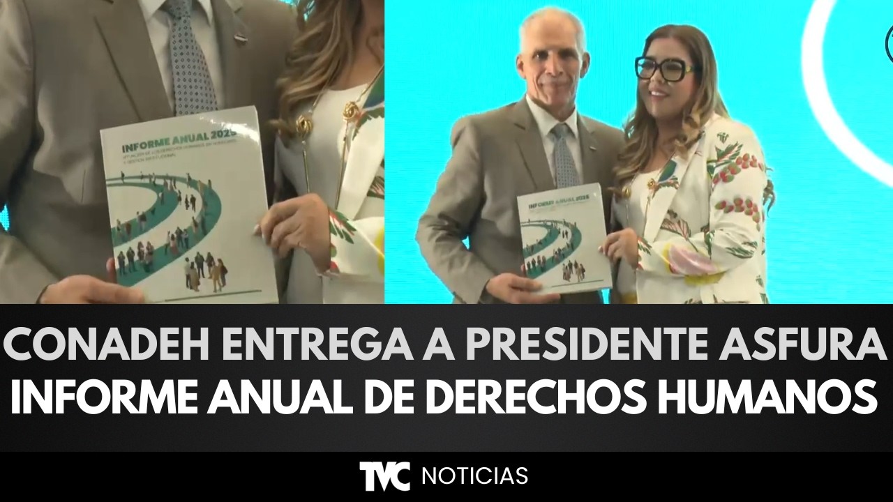 Conadeh entrega a presidente Asfura Informe Anual de Derechos Humanos 2025.