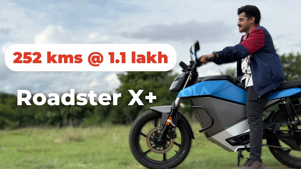 Ola Roadster X+ Review: DID OLA FINALLY DELIVER?! (252 KM Range & ₹1.1 Lakh Bike!)