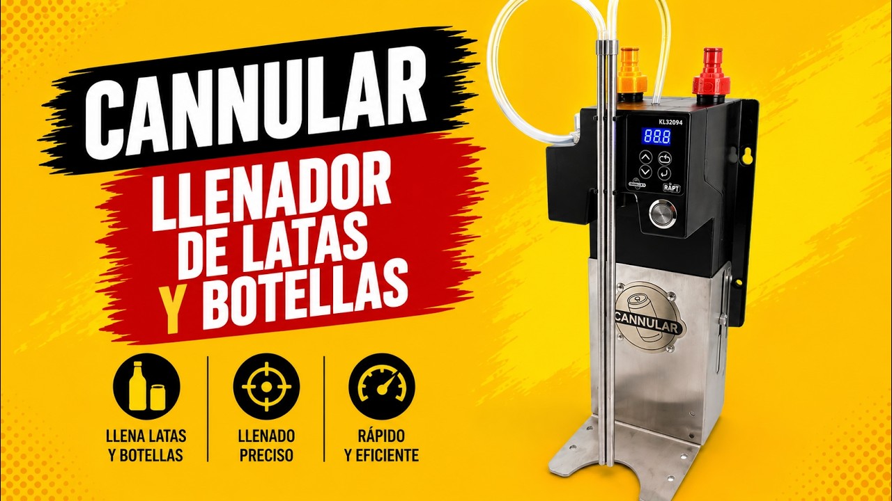 Como usar nuestra llenadora de latas y botellas / Cerveza Artesanal