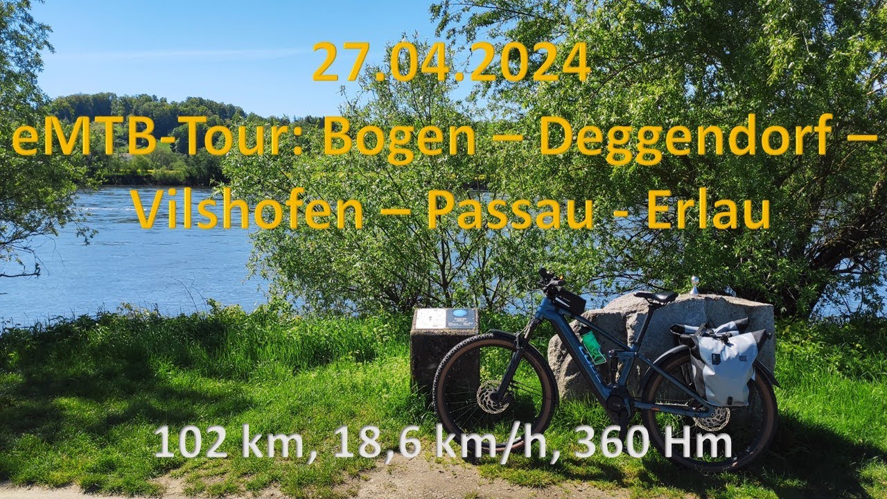 27.04.2027 eMTB-Tour: Auf dem Donauradweg von Bogen nach Erlau
