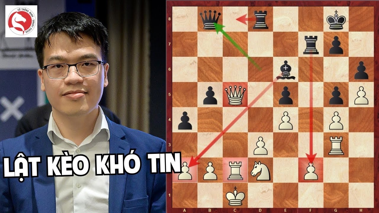 Bị cao thủ số 1 nước Đức dồn ép tưởng thua 100%, ai dè Quang Liêm lật kèo khó tin
