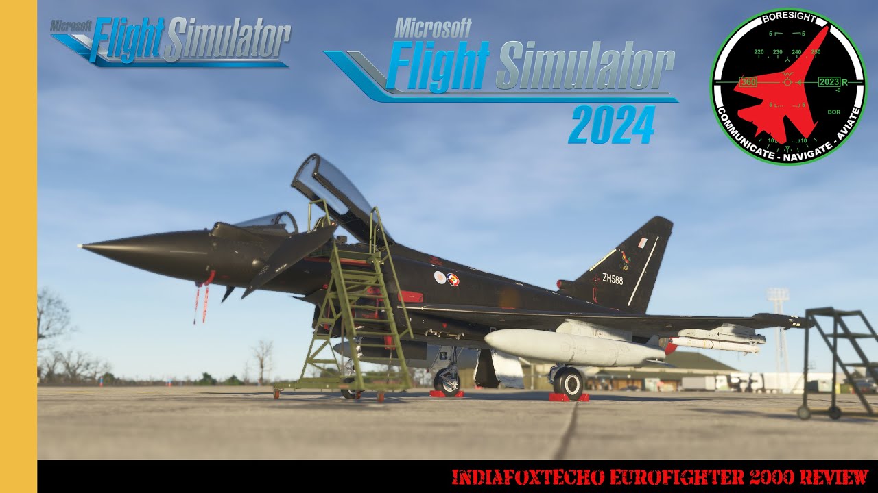 IndiaFoxtEcho Eurofighter 2000 Review | Typhoon | MSFS | MSFS2024
