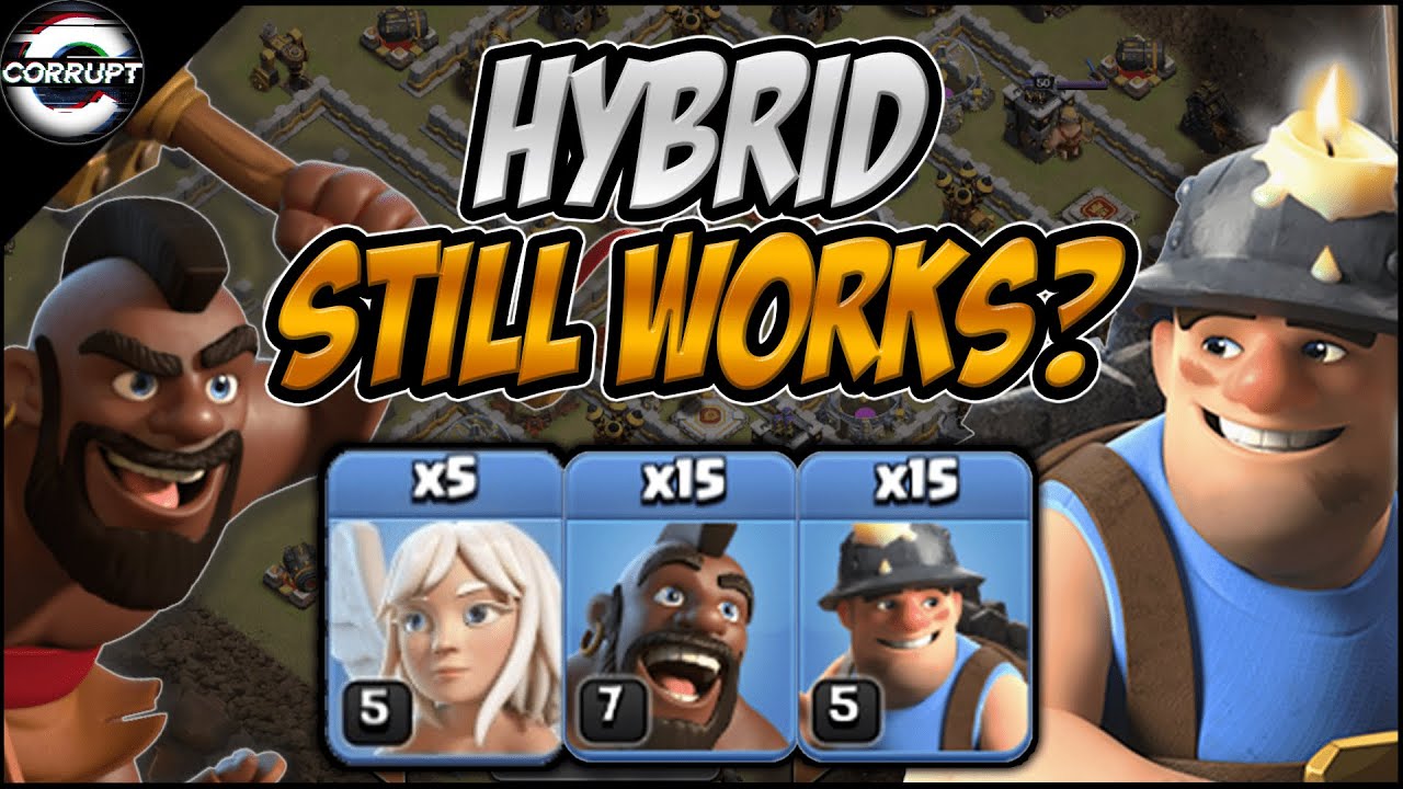 TH11 Miner Hog Hybrid - Does it Still Work? | Post Update Balance Change | Clash of Clans