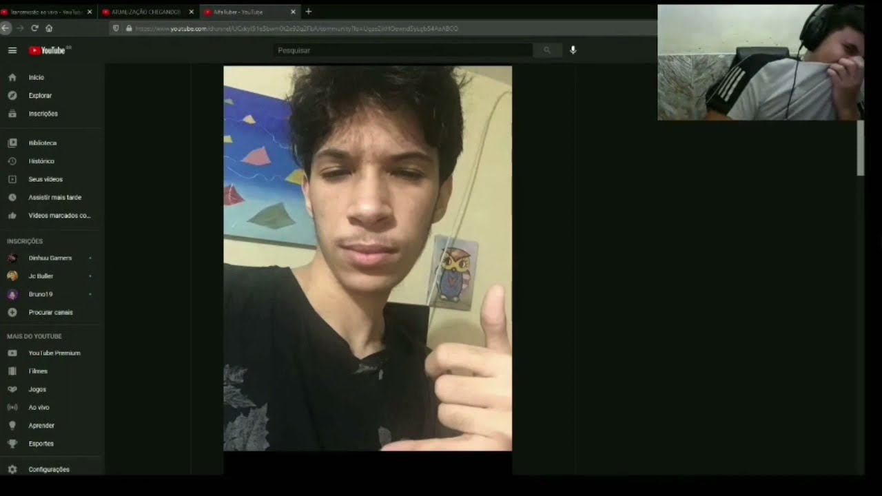 DINHU VIU A FOTO DO ALFATUBER E... (Zoeira sem fim) 🤣🤣🤣