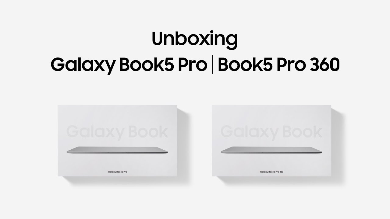 Galaxy Book5 Pro | Book5 Pro 360 Unboxing | Samsung