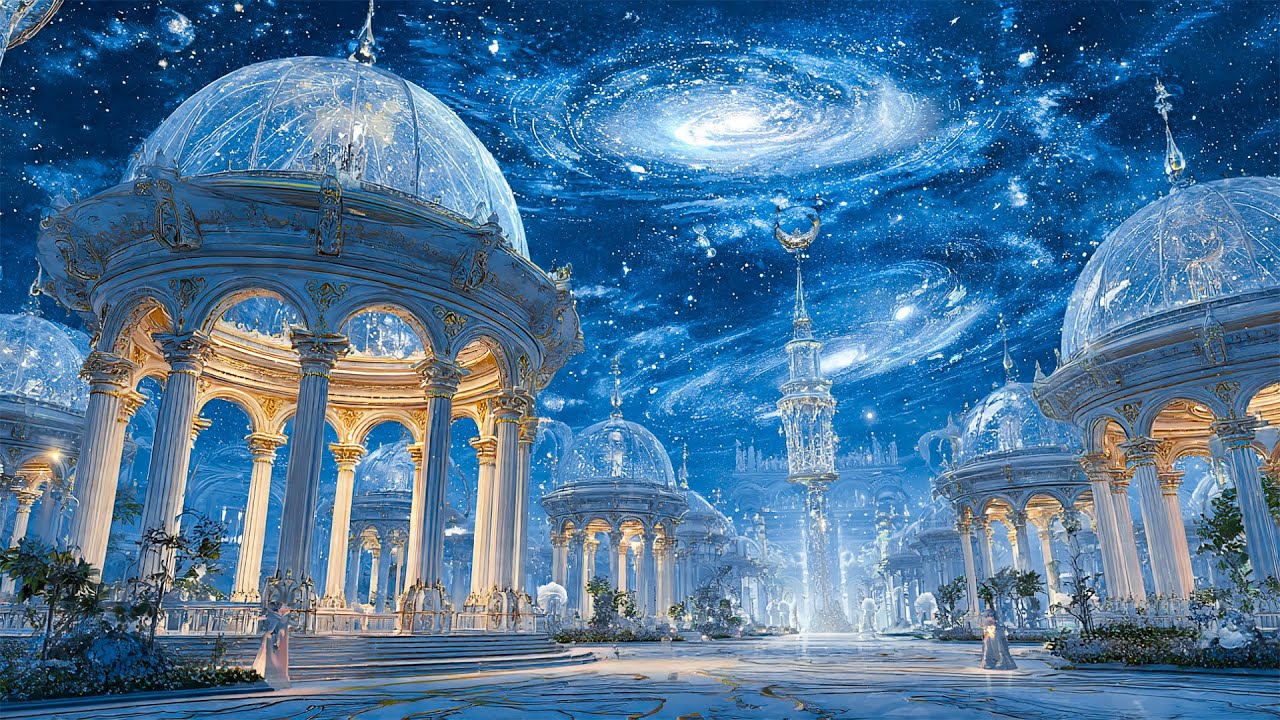 The Celestial Starlight Palace | 4K Cosmic Dream Architecture