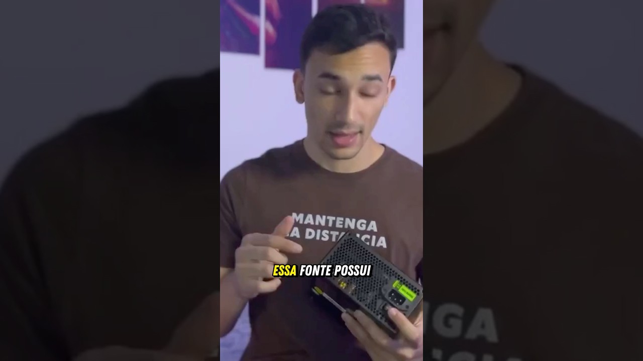 Fonte Gamer da Gamemax GS600 com PFC Ativo e Bivolt