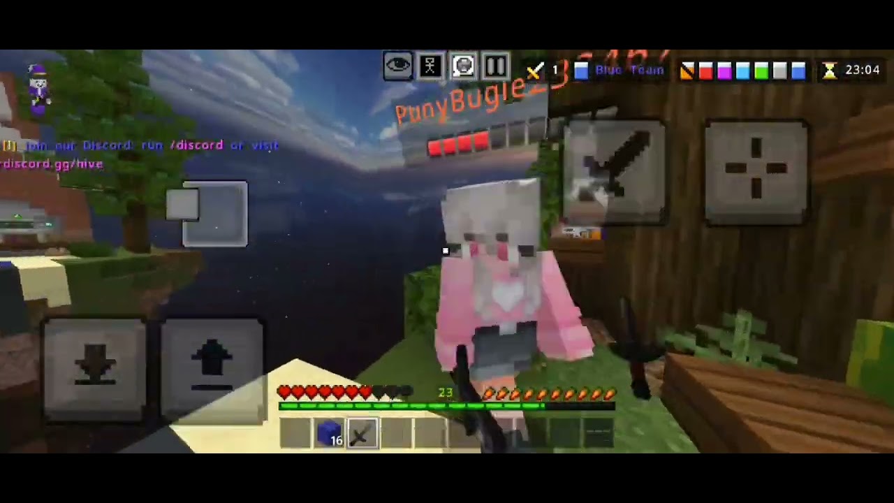 HIVE BEDWARS MOBILE GAMEPLAY
