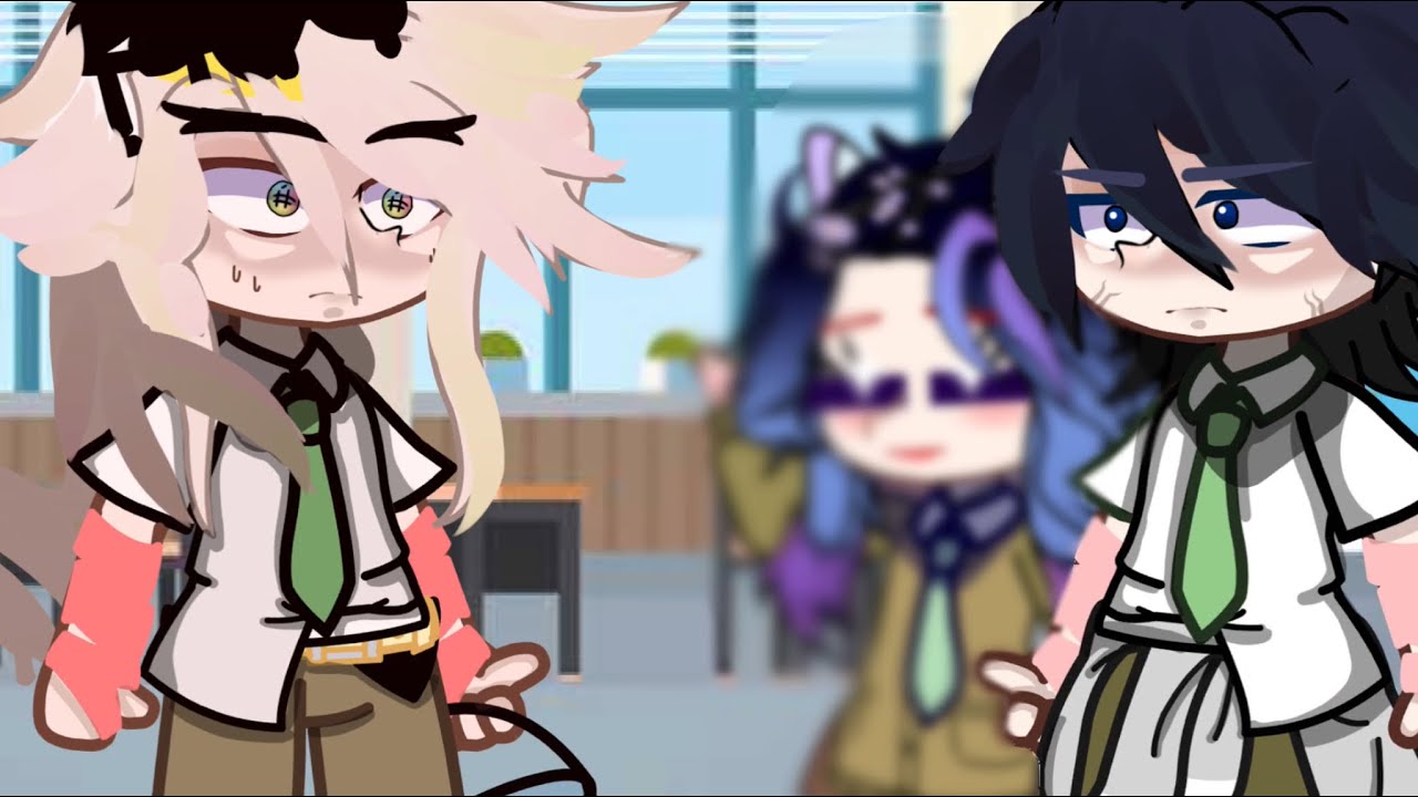 angry percentage💢 || Giyushino || ft. Elsa || KNY gacha