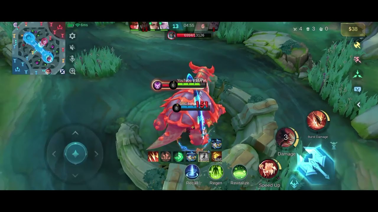 Hilda roam mantap solo rank musuh troll 
