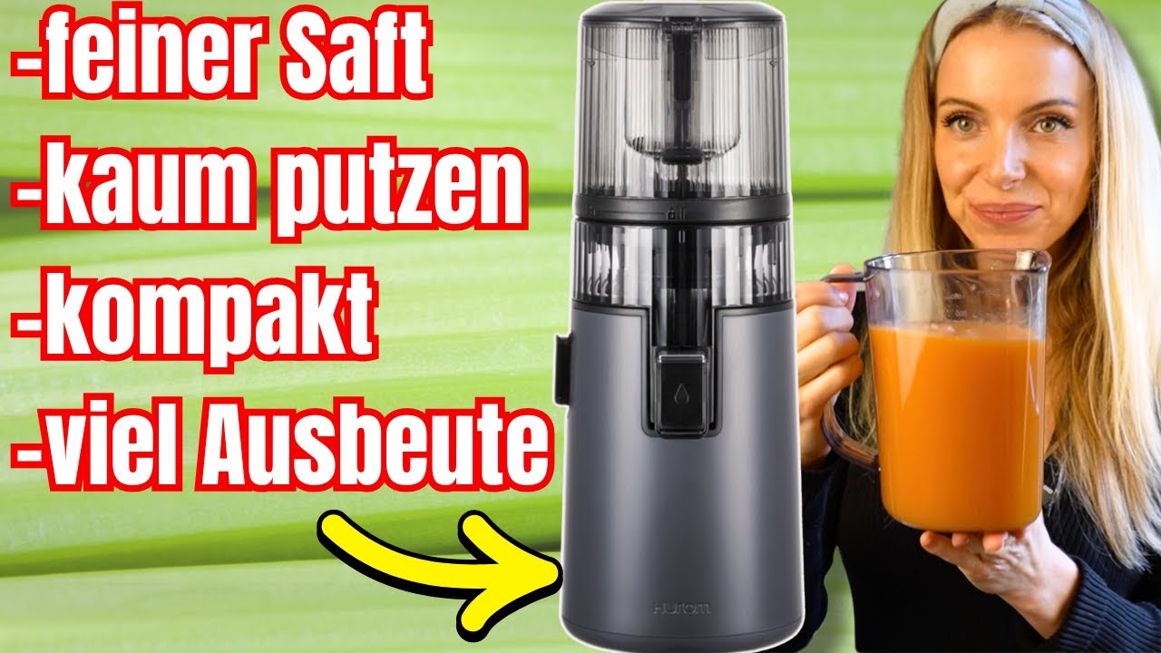 Ich teste den gehypten HUROM H70 ST Entsafter (Dauer der Reinigung?)