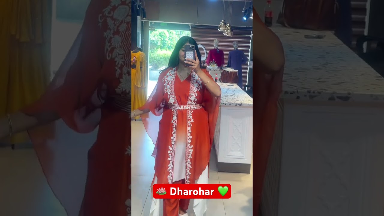 Fusion wear cape style outfit #ahmedabadwholesalebazar #fashion