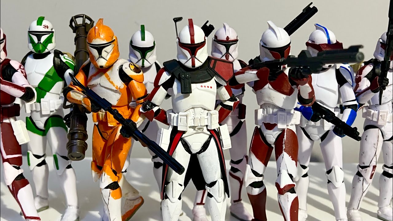 Star Wars Black Series: Custom Phase 1 Clone Troopers