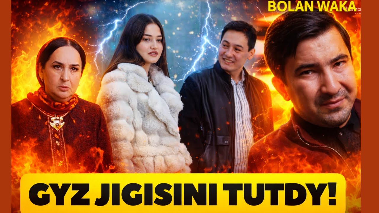 DOSTLARNYŇ ÝANYNDAKA GYZ JIGISINI ÖÝLENEN OGLAN BILEN TUTDY - AGASYNY ÝÜZÜGARA ETDI #turkmenfilm