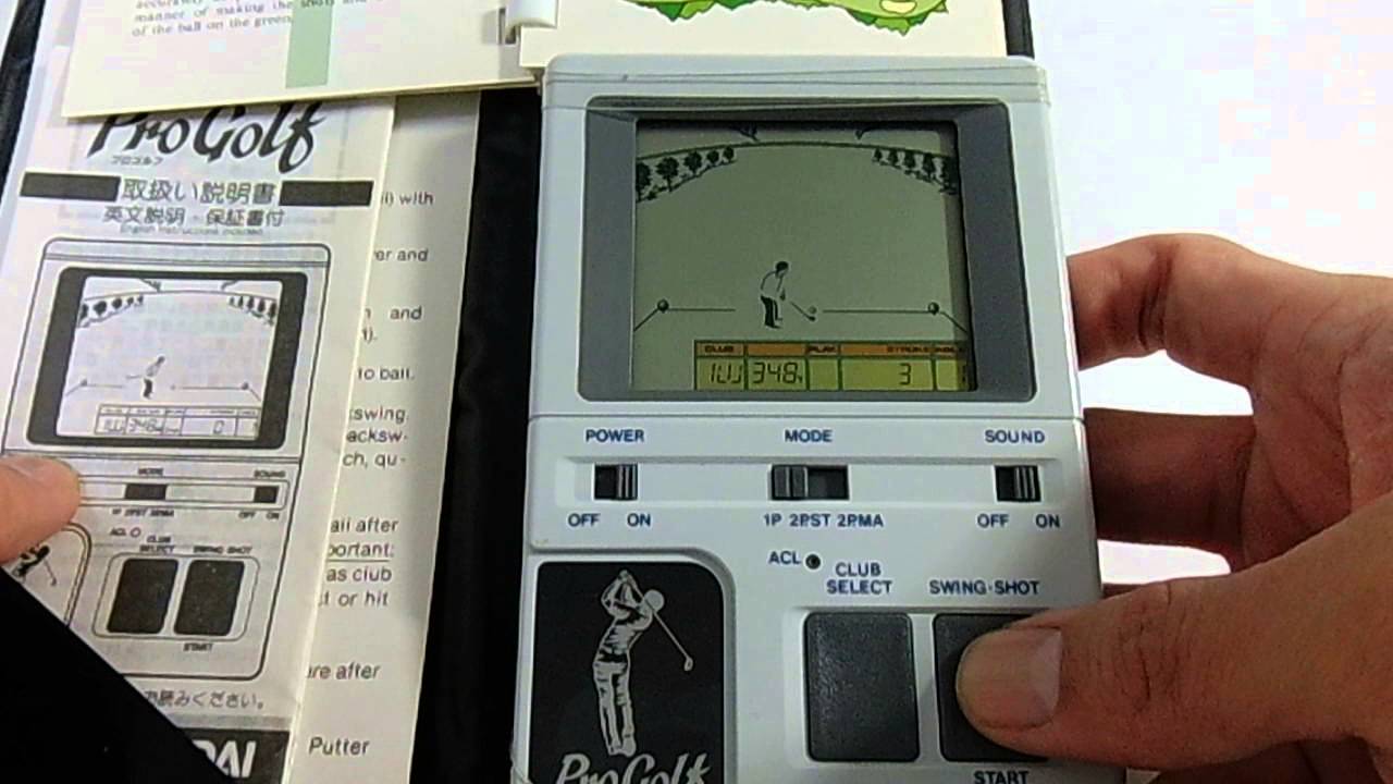 15593 Bandai LSi Game Pro Golf