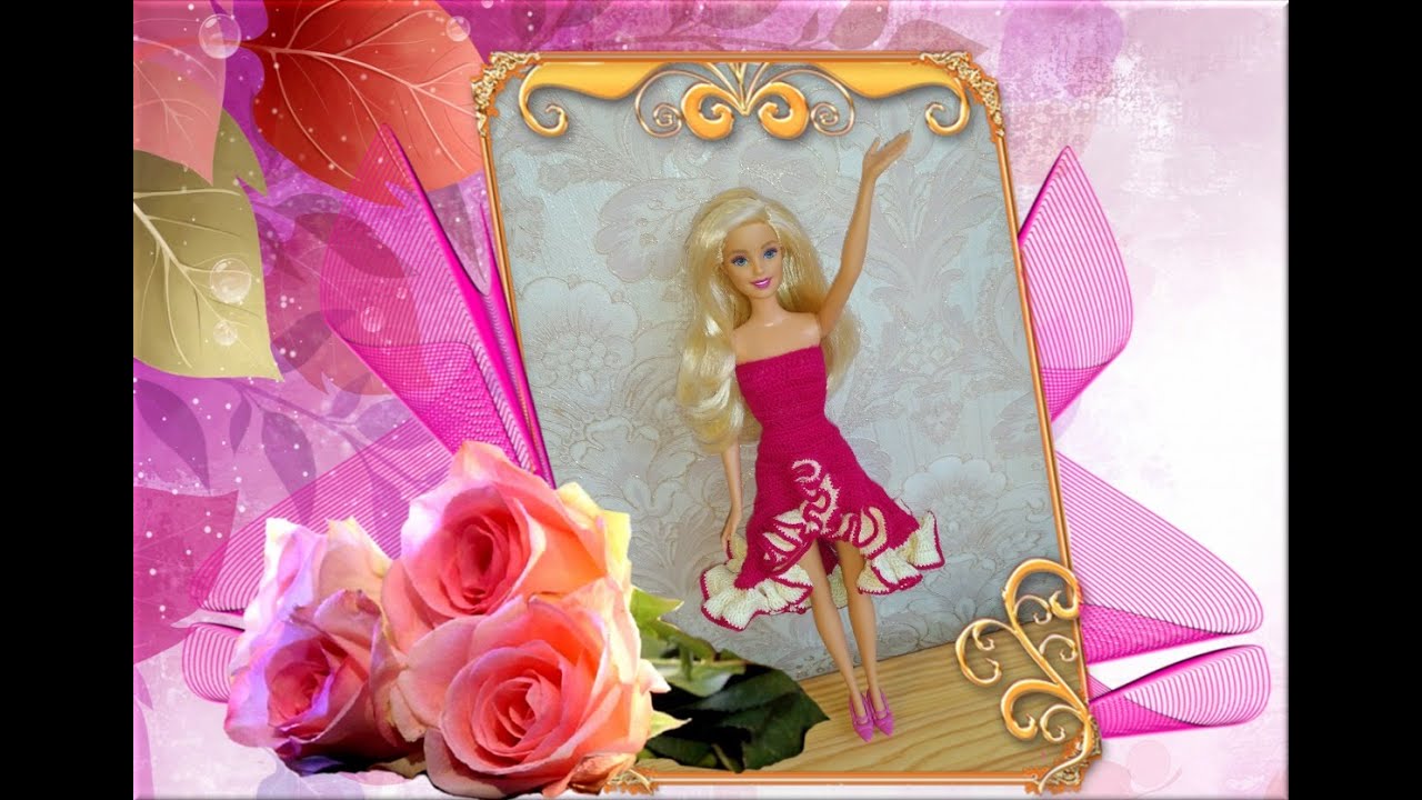 Платье фламенко для Барби 