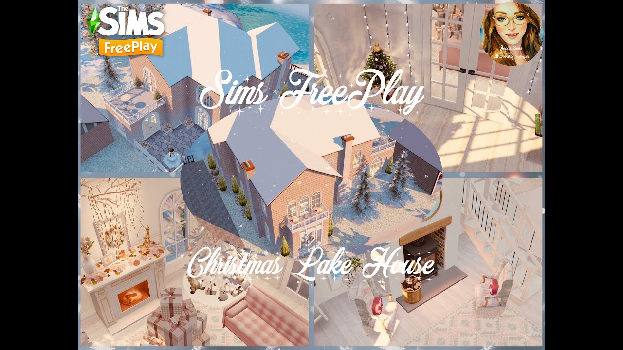 Sims FreePlay Live Build: Christmas Lake House ❄️🎄🎅🏻