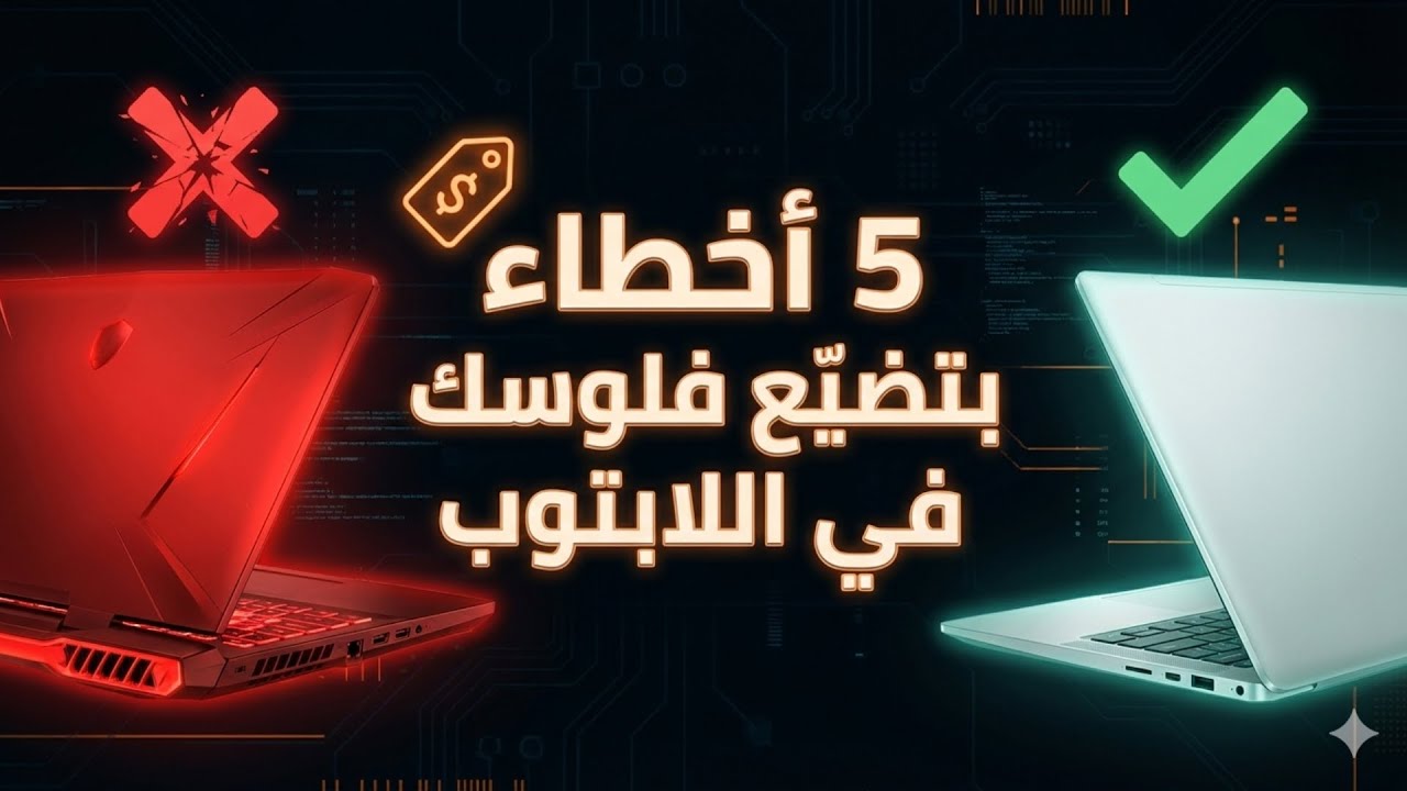 ٥ أخطاء بتضيّع فلوسك في اللابتوب… تجنّبهم قبل ما تشتري في 2025