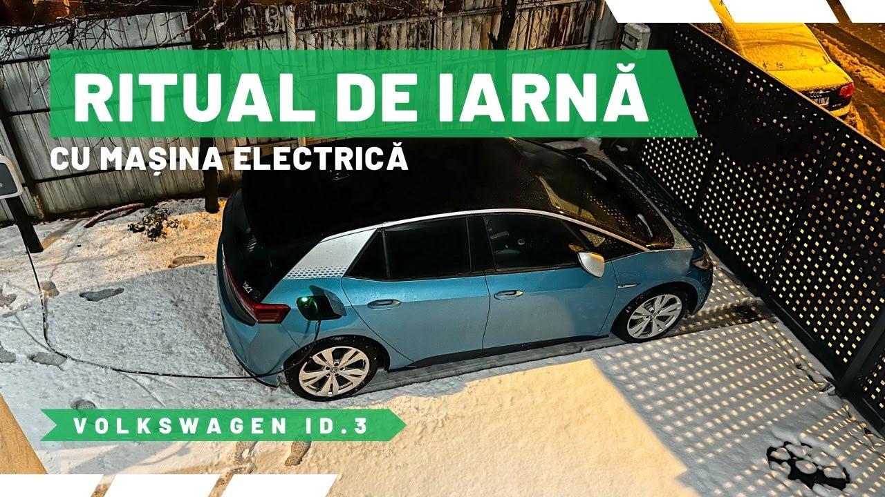Ritual de iarnă cu mașina electrică - Volkswagen ID.3