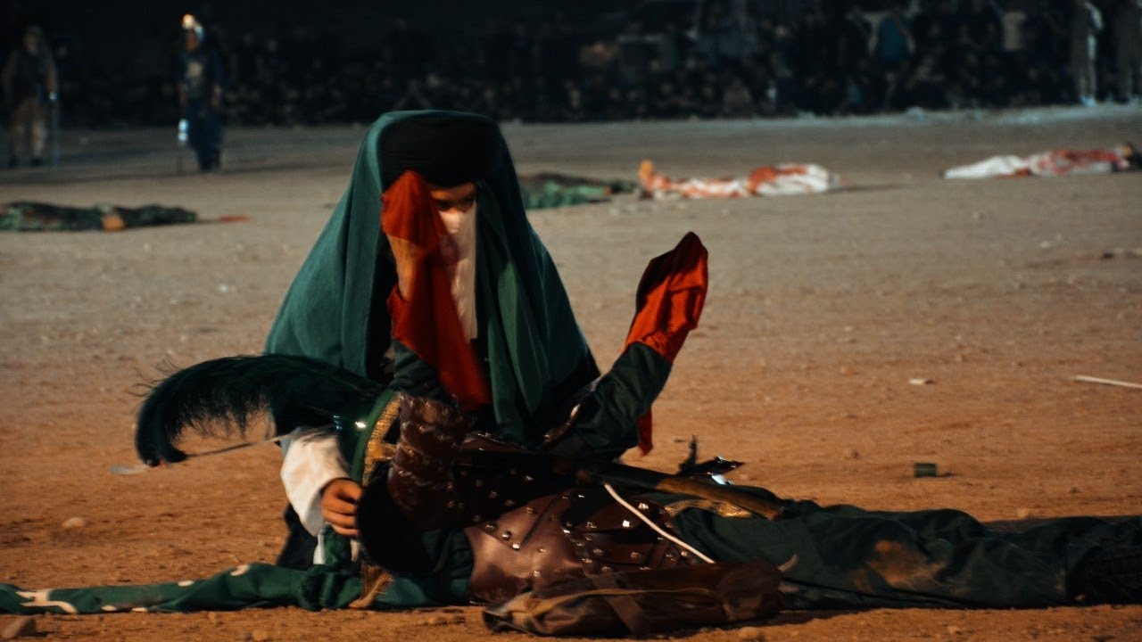 تشابيه واقعة الطف في/ /واسط //قضاء بدره/مقتل أبو الفضل العباس  ( ع )😭💔 ((2023))--1445
