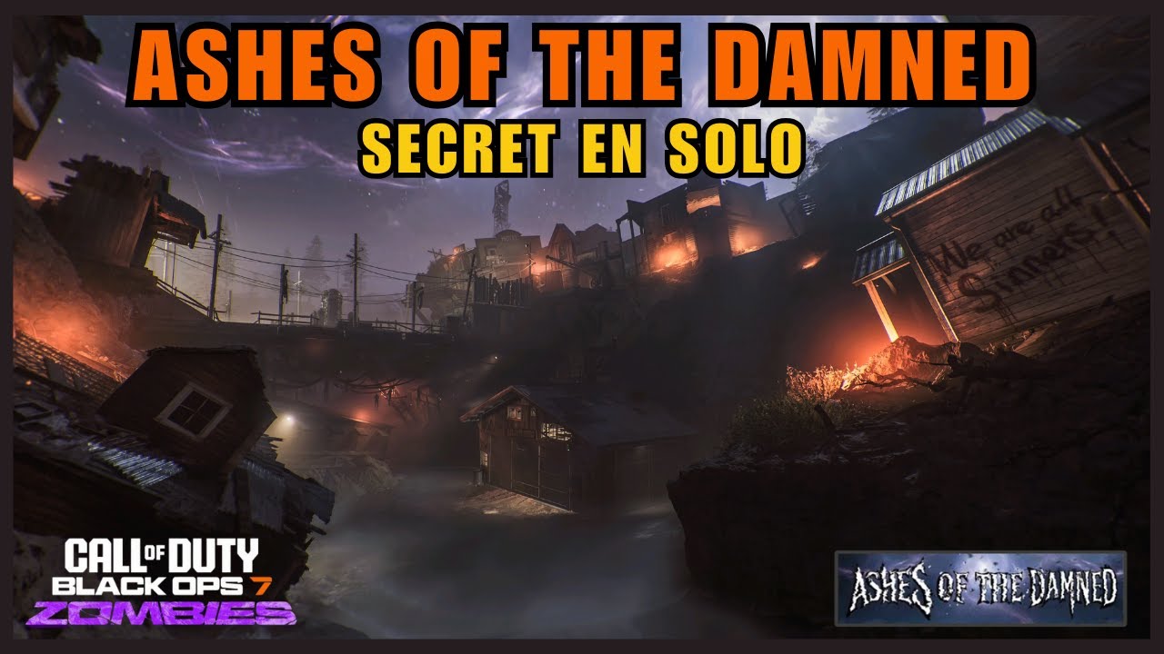 Secret de ASHES OF THE DAMNED en SOLO ! 💥🛻 (No Commentary) - BO7 ZOMBIE 🧟