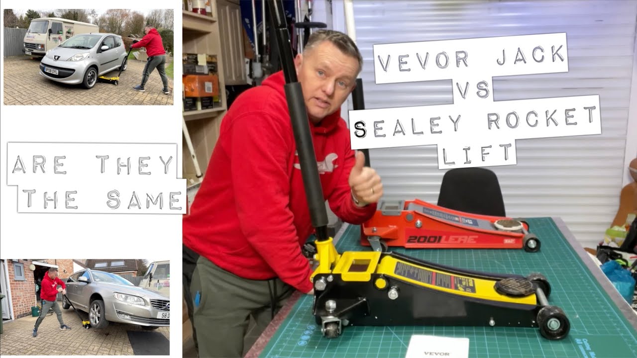 Vevor Trolly Jack vs Sealey Rocket Lift They Look Identical! Are They? Amazon Trolly Jacks
