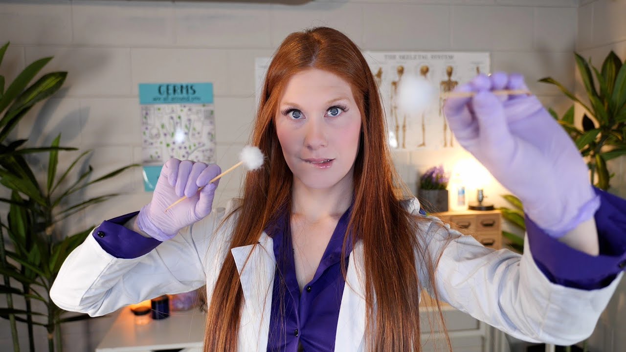 ASMR ear cleaning DEEP inside your head 👂💤 Doctor Roleplay 👩‍⚕️ 4K
