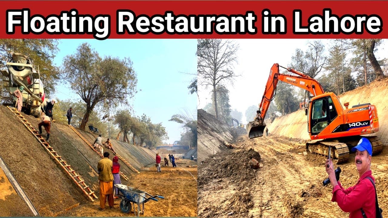 First Floating Restaurant in Lahore ll Canal Ship Restaurant ll Mega Project ll Vlogger Khalid 