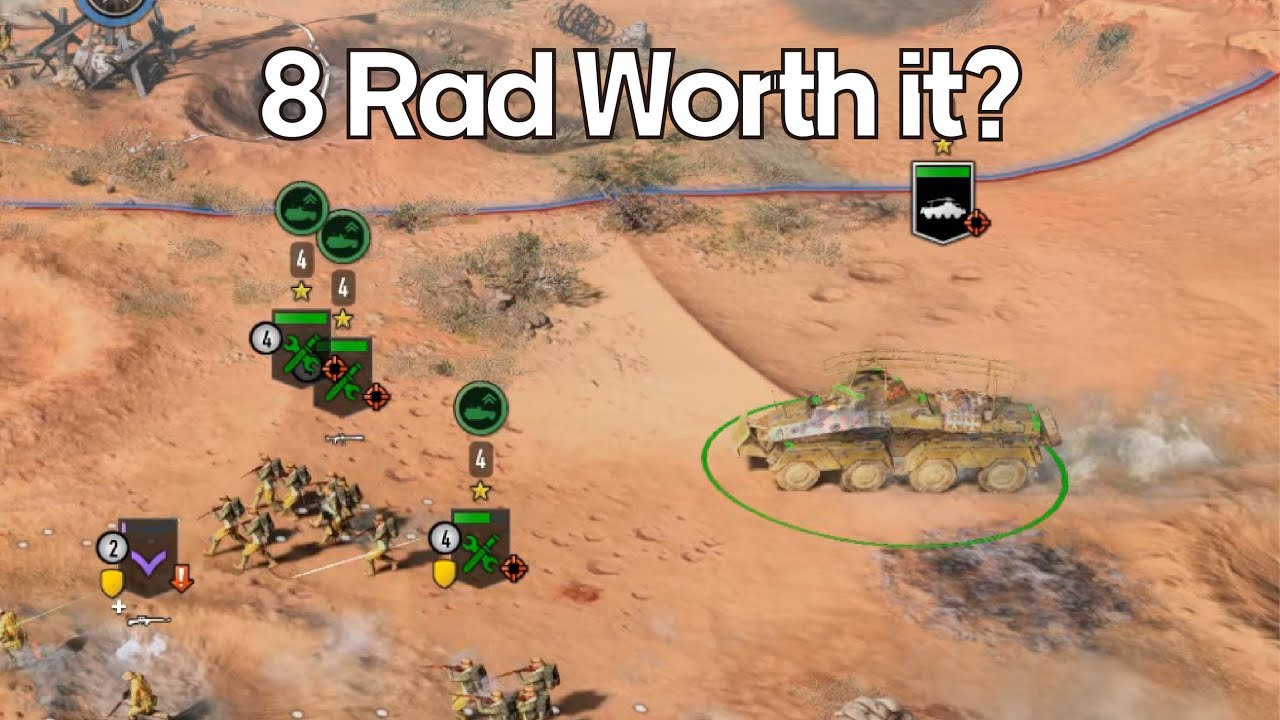 8 Rad Worth it? - DAK 4v4 - Company of Heroes 3