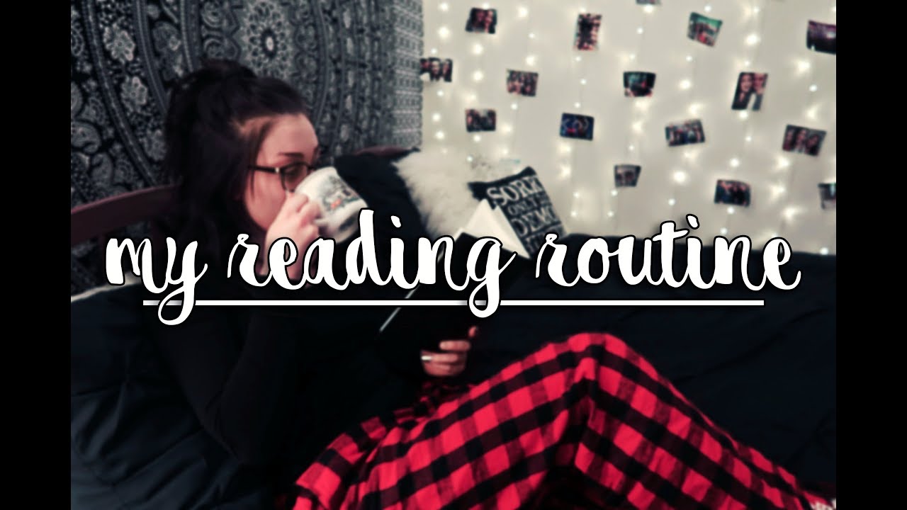 MY READING ROUTINE.