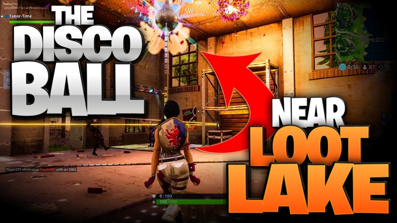 Dance With Others To Raise The Disco Ball Near Loot Lake - Week 5 Challenge Guide (Fortnite Disco)