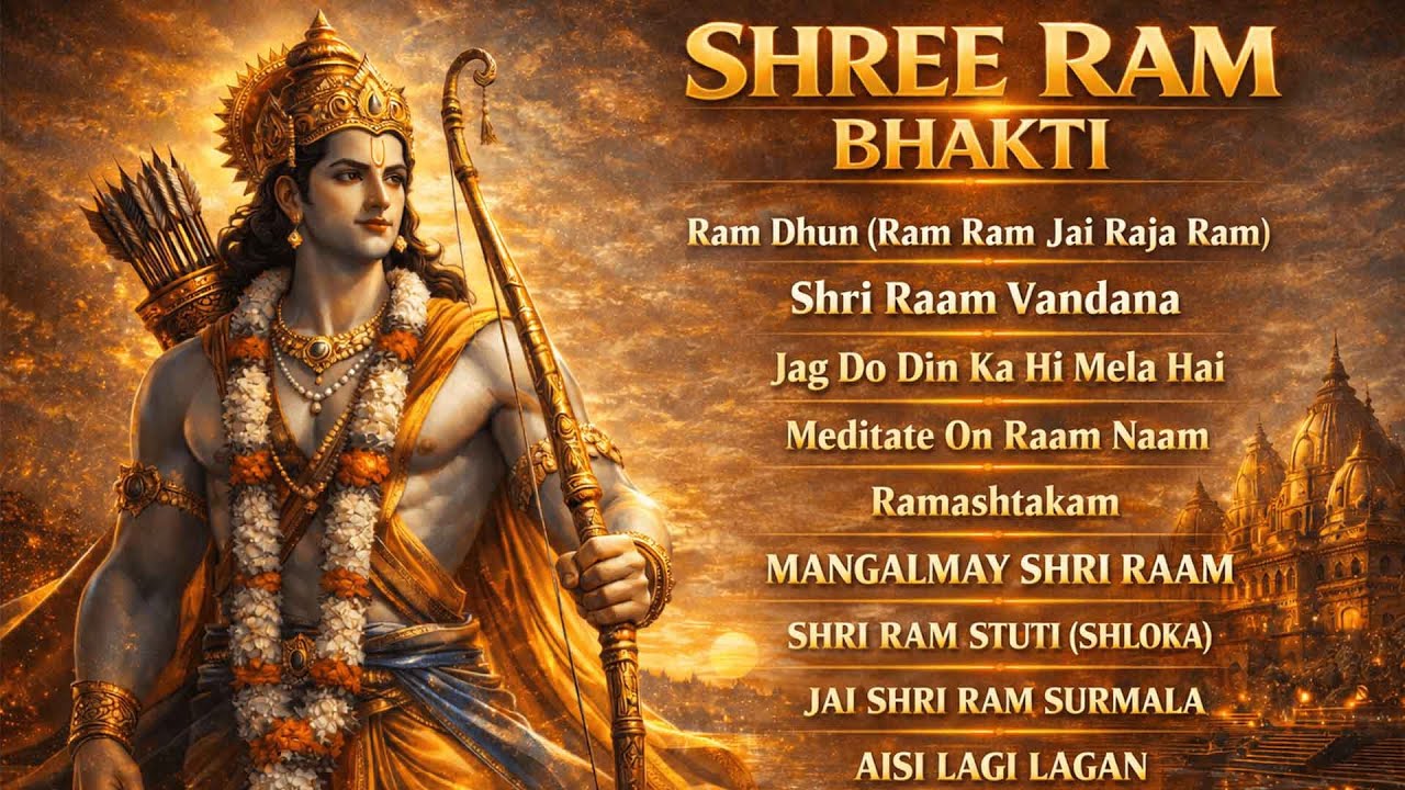 Shri Ram Bhakti Jukebox | Ram Dhun, Ramashtakam & Jai Shri Ram | Ram Naam Meditation