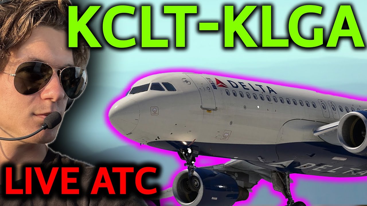 It’s Been a While… Let’s Fly Again | Delta A320 KCLT ➜ KLGA | Live on VATSIM