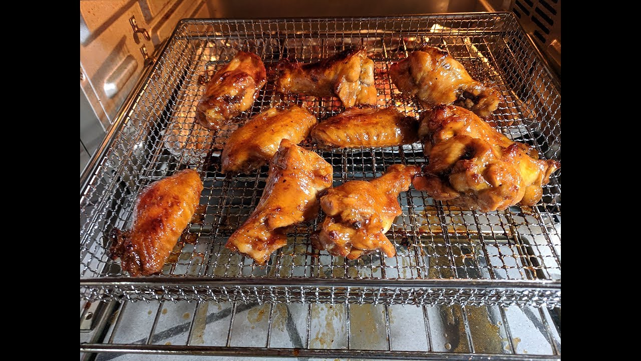 Honey BBQ Wings Recipe, Air Fried, NuWave Bravo XL Smart Oven