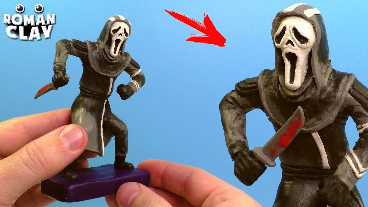 Ghost Face with Clay | Ghostface - Creepypasta